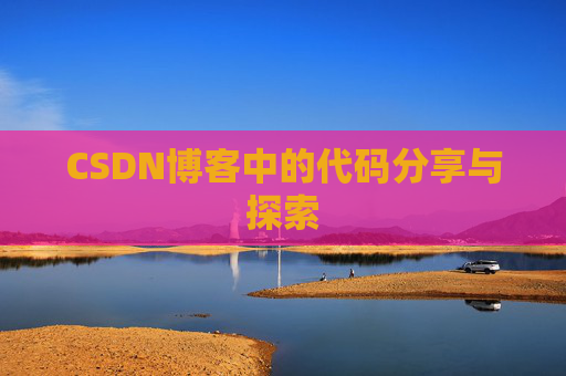 CSDN博客中的代码分享与探索